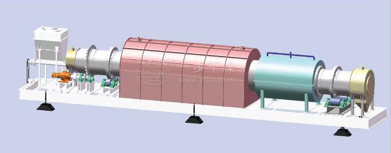 磷酸铁干燥煅烧设备3D图